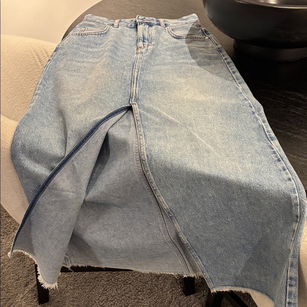 Pilcro Light Blue Skirt - Picture 3 of 3